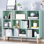 IOTXY 3-Tier Wooden Open Shelf Bookcase