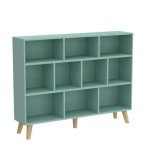 IOTXY 3-Tier Wooden Open Shelf Bookcase