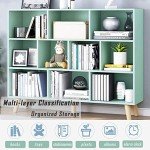 IOTXY 3-Tier Wooden Open Shelf Bookcase