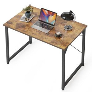 CubiCubi Brown Modern Laptop Desk for Home Office