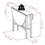 Light Oak Winsome Wood Hannah Dining Table