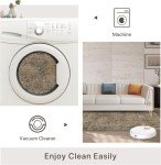 Bavni Vintage Sage 8x10 Washable Area Rug