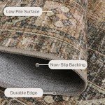 Bavni Vintage Sage 8x10 Washable Area Rug