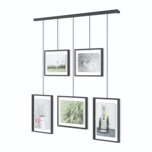 Umbra Exhibit Adjustable Picture Frame Set - Black