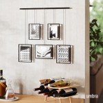 Umbra Exhibit Adjustable Picture Frame Set - Black