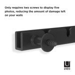 Umbra Exhibit Adjustable Picture Frame Set - Black
