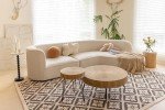 Modern Farmhouse 2-Piece Round Coffee Table Set