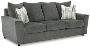 Flared Arm Gray Casual Sofa by Ashley