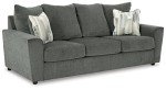 Flared Arm Gray Casual Sofa by Ashley