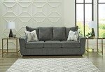 Flared Arm Gray Casual Sofa by Ashley