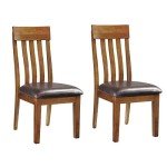 Ashley Ralene Rake Back 19" Dining Chairs - Set of 2