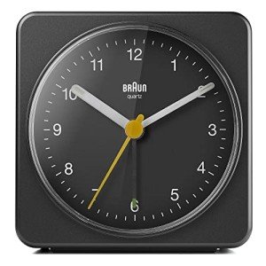 Braun Classic Analog Alarm Clock with Snooze