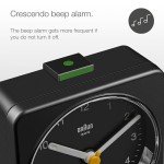 Braun Classic Analog Alarm Clock with Snooze