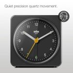 Braun Classic Analog Alarm Clock with Snooze