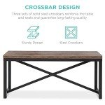 3-Piece Space-Saving Dining Set for 4