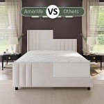 Velvet Queen Bed Frame with Tufted Headboard