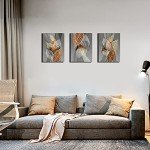 Abstract Leaves Canvas Art Set for Home Decor