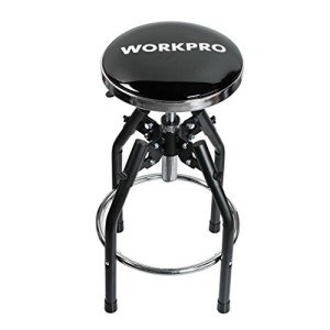Adjustable Heavy Duty Hydraulic Shop Stool, Black