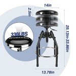 Adjustable Heavy Duty Hydraulic Shop Stool, Black