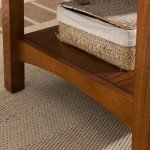 Leick Home Mission Coffee Table with Two Drawers