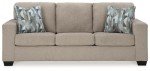 Deltona Contemporary Sofa with 2 Accent Pillows