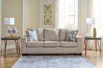 Deltona Contemporary Sofa with 2 Accent Pillows