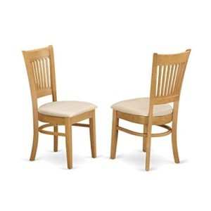 Vancouver Set of 2 Linen Upholstered Dining Chairs