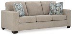 Deltona Contemporary Sofa with 2 Accent Pillows