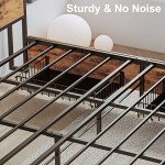 LIKIMIO King Bed Frame with Storage Drawer