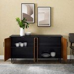 Walker Edison Caye Modern Four-Door Buffet Console