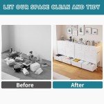 10-Drawer Fabric Dresser with Wood Top - White