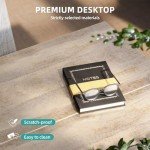 YITAHOME Gray Wood Coffee Table 80x80x45cm