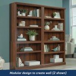5-Shelf Bookcase in Washington Cherry Finish