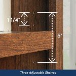 5-Shelf Bookcase in Washington Cherry Finish