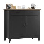 Modern Farmhouse Kitchen Storage Cabinet with Buffet
