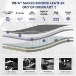 Ergonomic Leather Office Chair with Adjustable Armrests