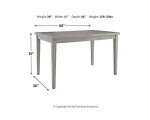 Ashley Parellen Modern Farmhouse Rectangular Dining Table