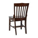 Elegant Mahogany Wood Dining Chair for Schools
