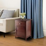 Winsome Wood Eugene Walnut Accent Table