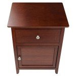Winsome Wood Eugene Walnut Accent Table