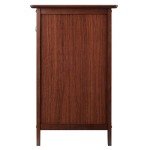 Winsome Wood Eugene Walnut Accent Table