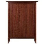 Winsome Wood Eugene Walnut Accent Table