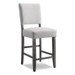 Set of 2 Upholstered Counter Height Stools
