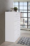 HODEDAH 7-Drawer Wood Dresser for Bedroom