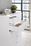 HODEDAH 7-Drawer Wood Dresser for Bedroom