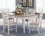 Skempton Farmhouse Rectangular Dining Table with Storage