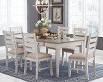 Skempton Farmhouse Rectangular Dining Table with Storage