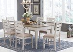 Skempton Farmhouse Rectangular Dining Table with Storage