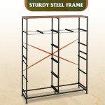 WLIVE 12-Drawer Tall Fabric Dresser in Rustic Brown