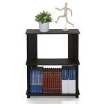 Furinno JAYA 3-Tier Walnut Bookcase and Display Rack